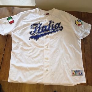 Authentic Majestic Team Italy 2006 World Baseball Classic Jersey - Tony Fiore